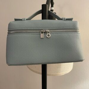 Structured Top-Handle Women’s Bag in Light Blue